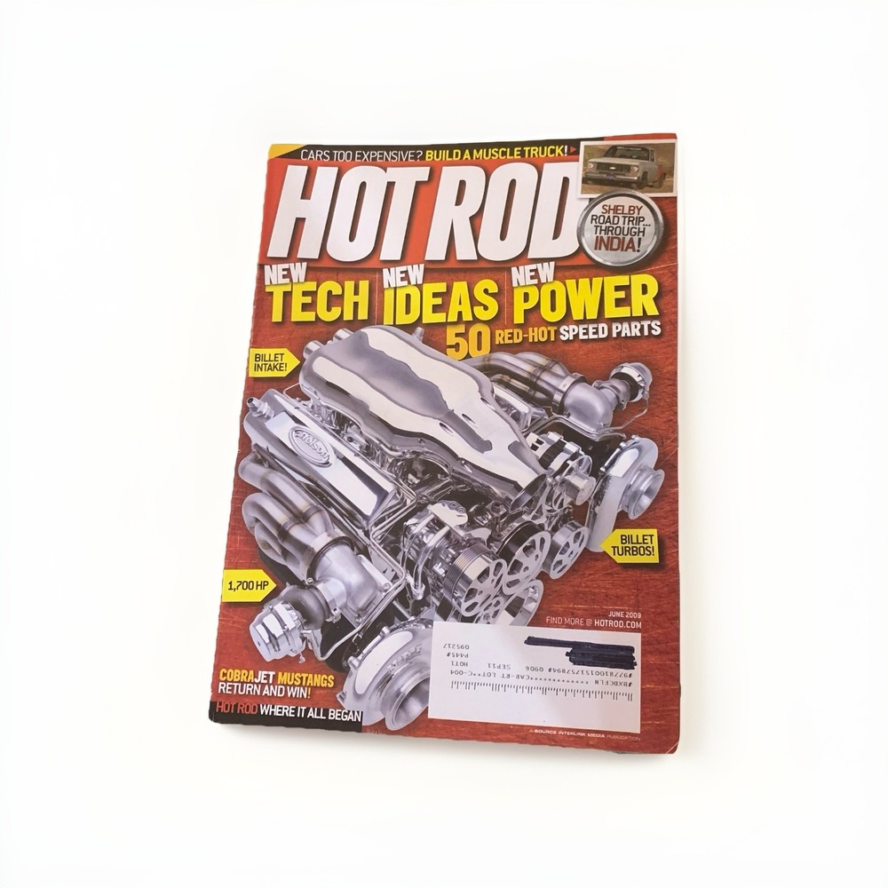 Hot Rod Magazine June 2009 Build A Muscle Truck 50 Red Hot Speed Parts Drag Week